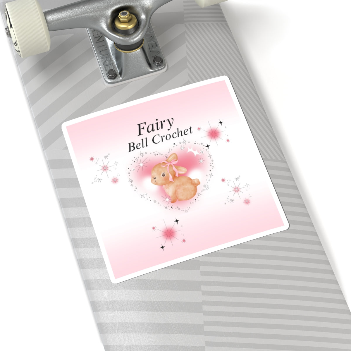 Fairy Bell Crochet Bunny Sticker