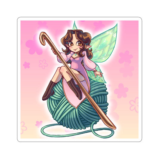 Fairy Bell Crochet Logo Sticker