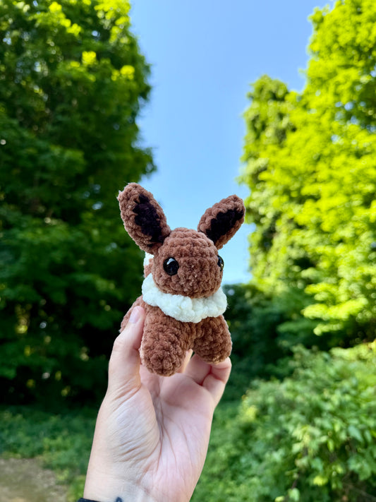 Crochet Brown Fox Plushie