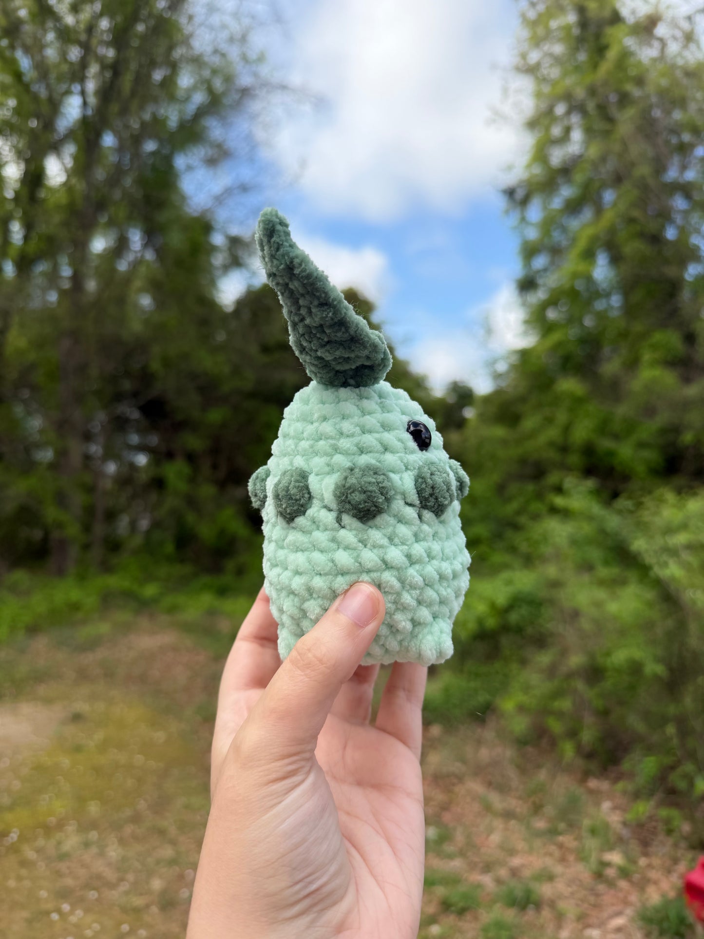 Crochet Grass Monster
