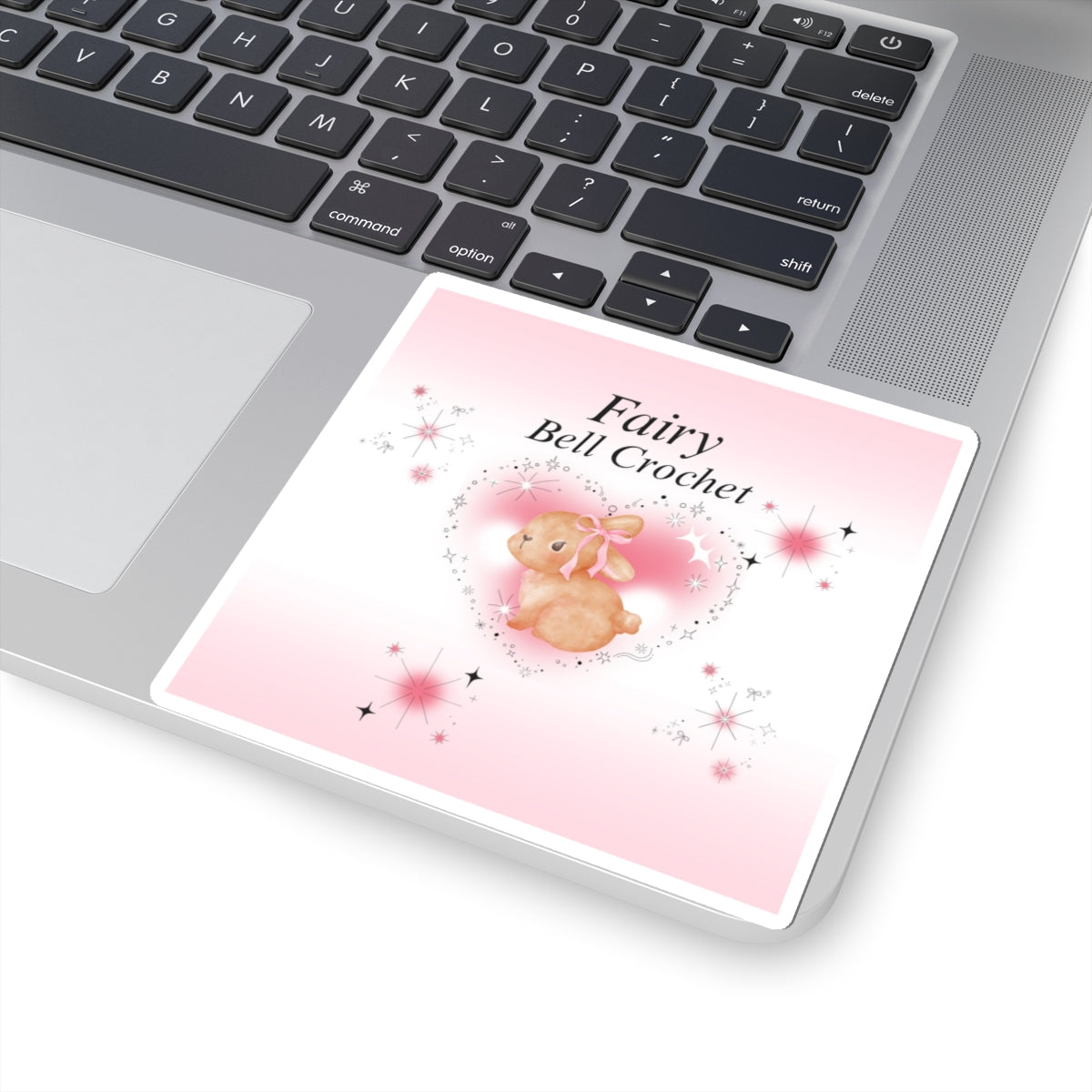 Fairy Bell Crochet Bunny Sticker