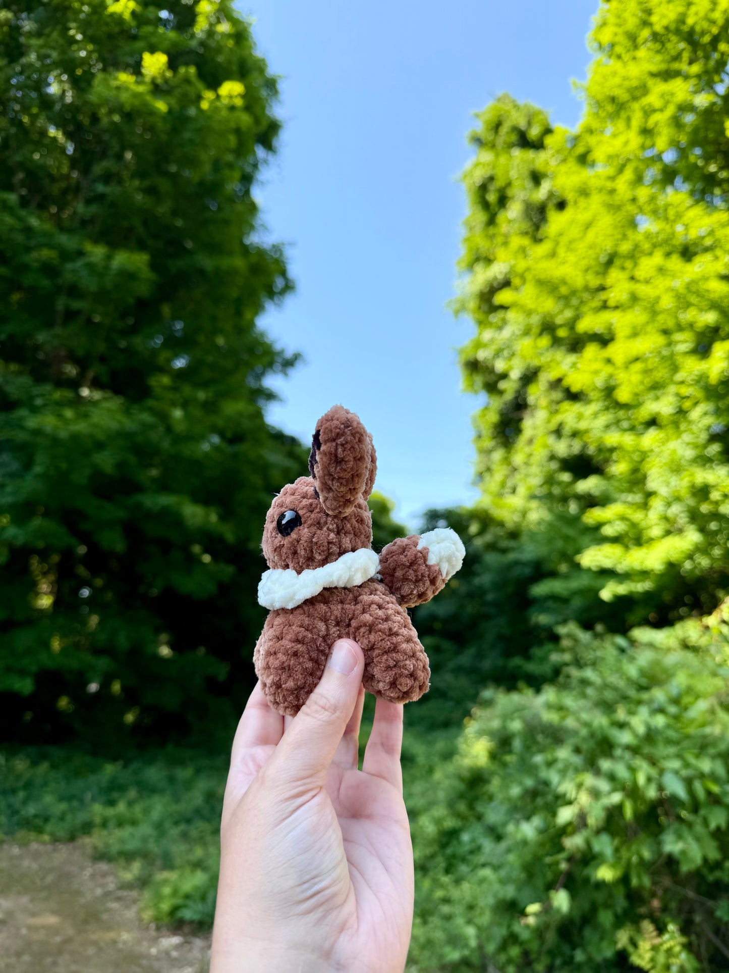 Crochet Brown Fox Plushie