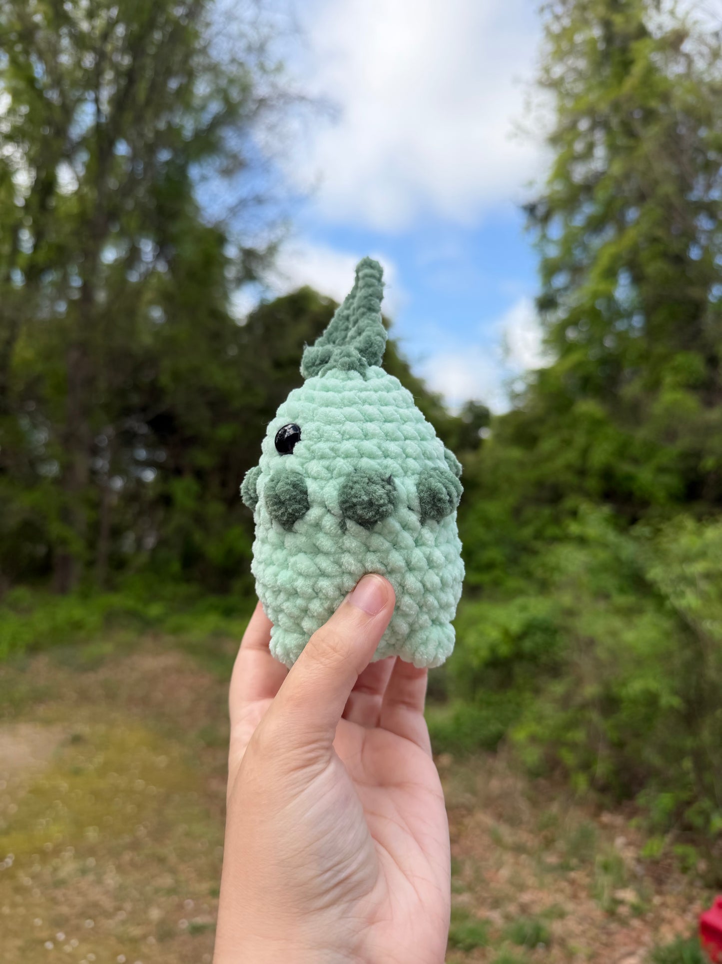 Crochet Grass Monster