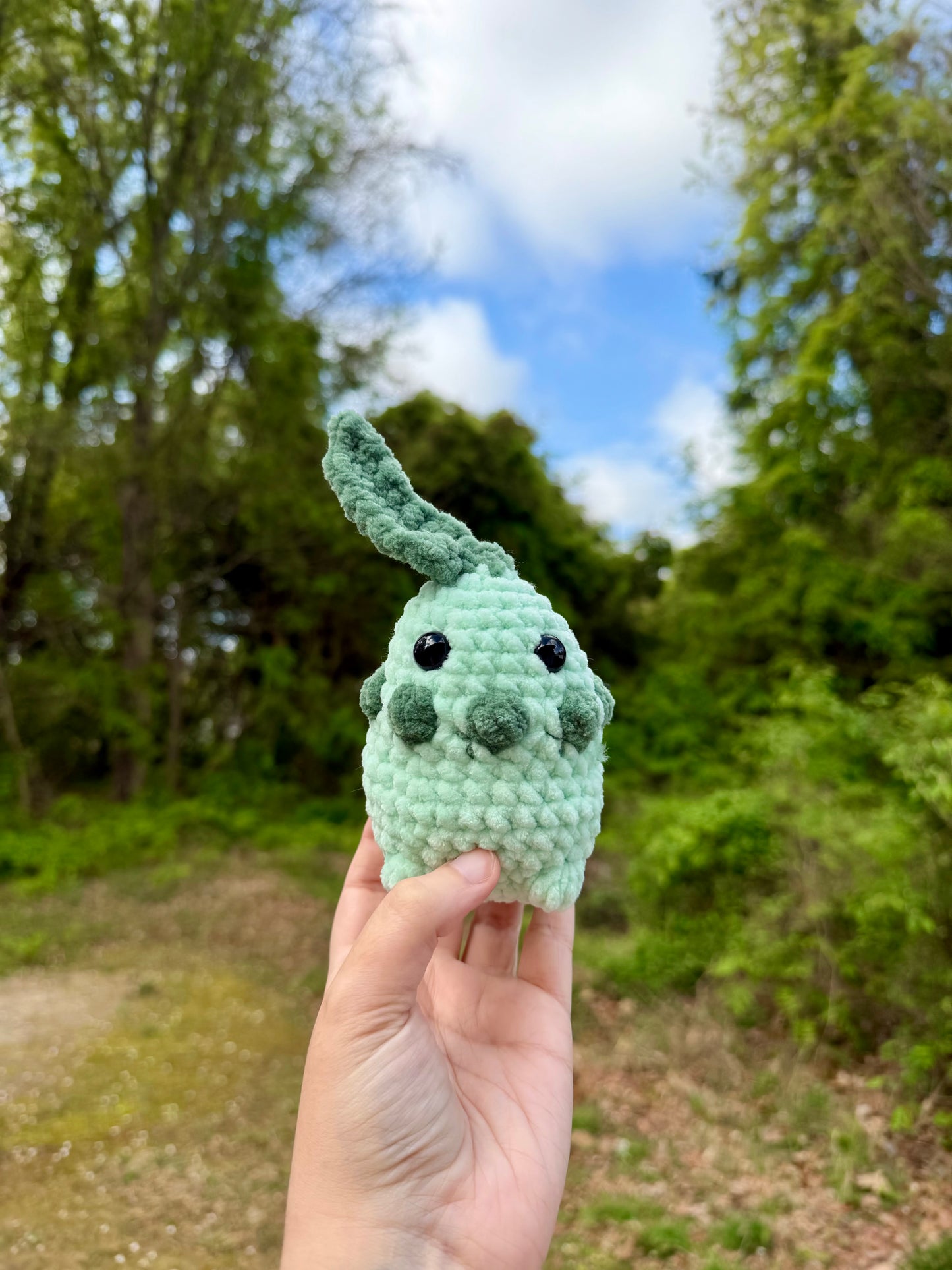 Crochet Grass Monster