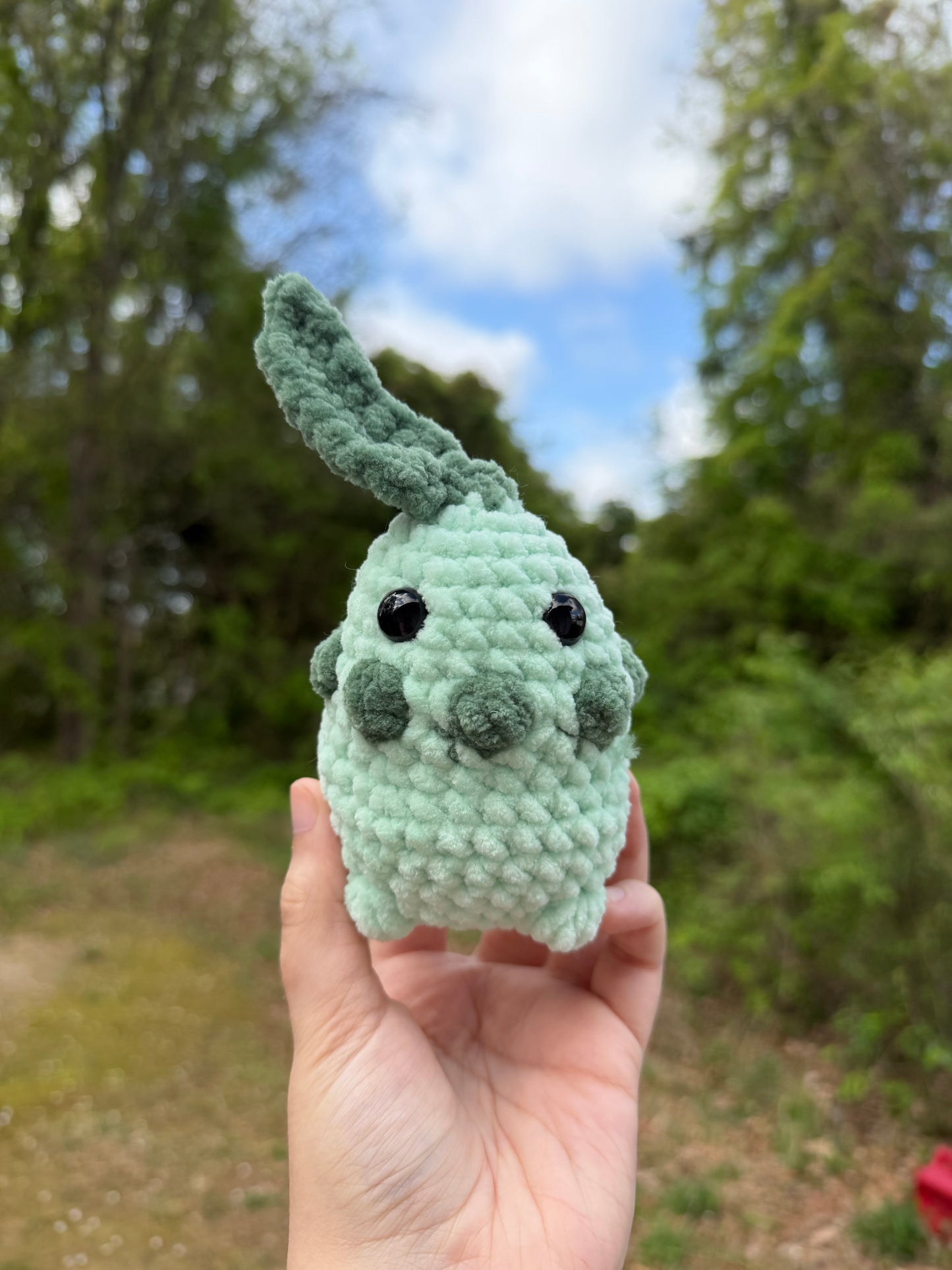 Crochet Grass Monster
