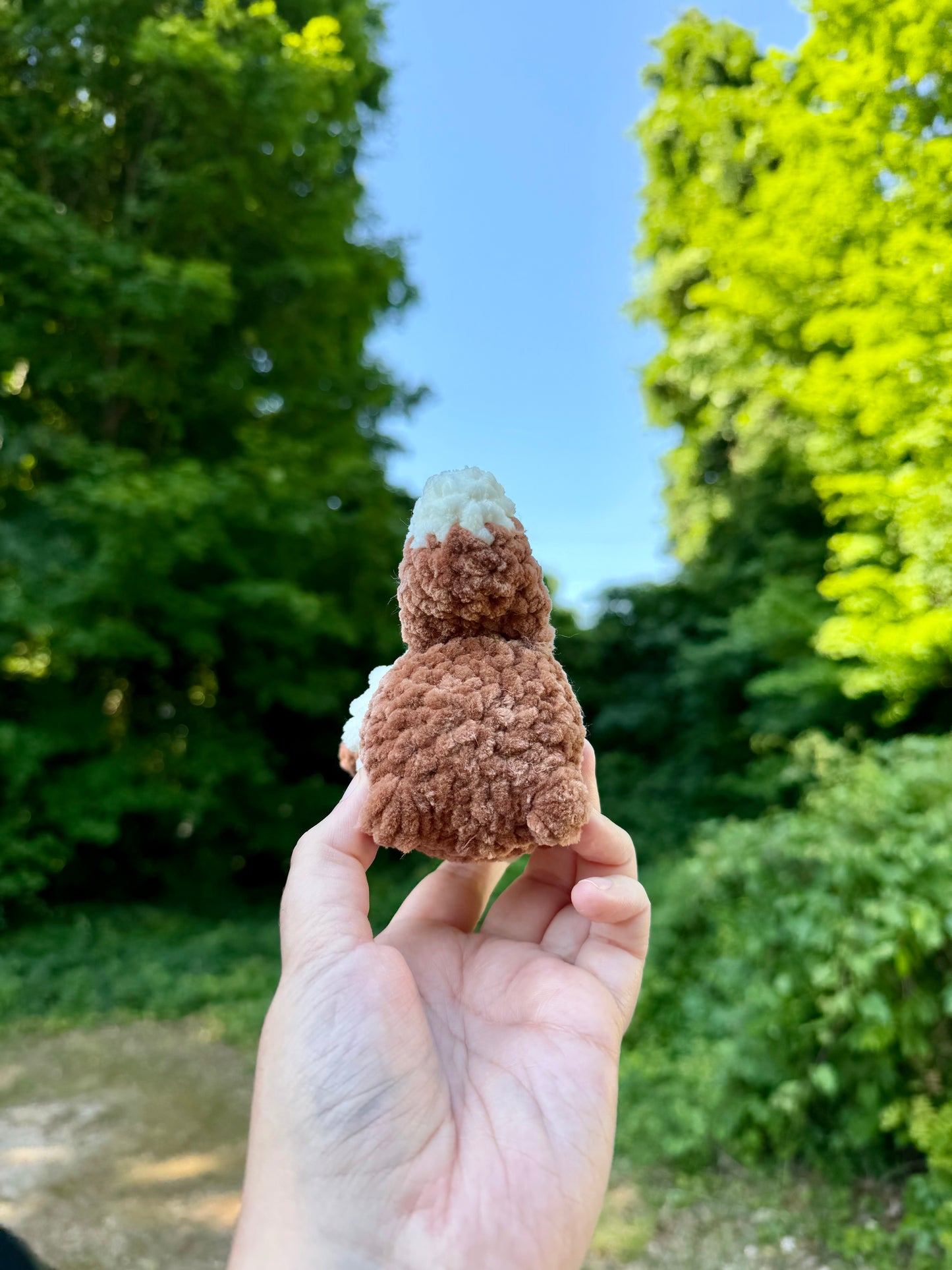 Mini Crochet Brown Fox Plushie