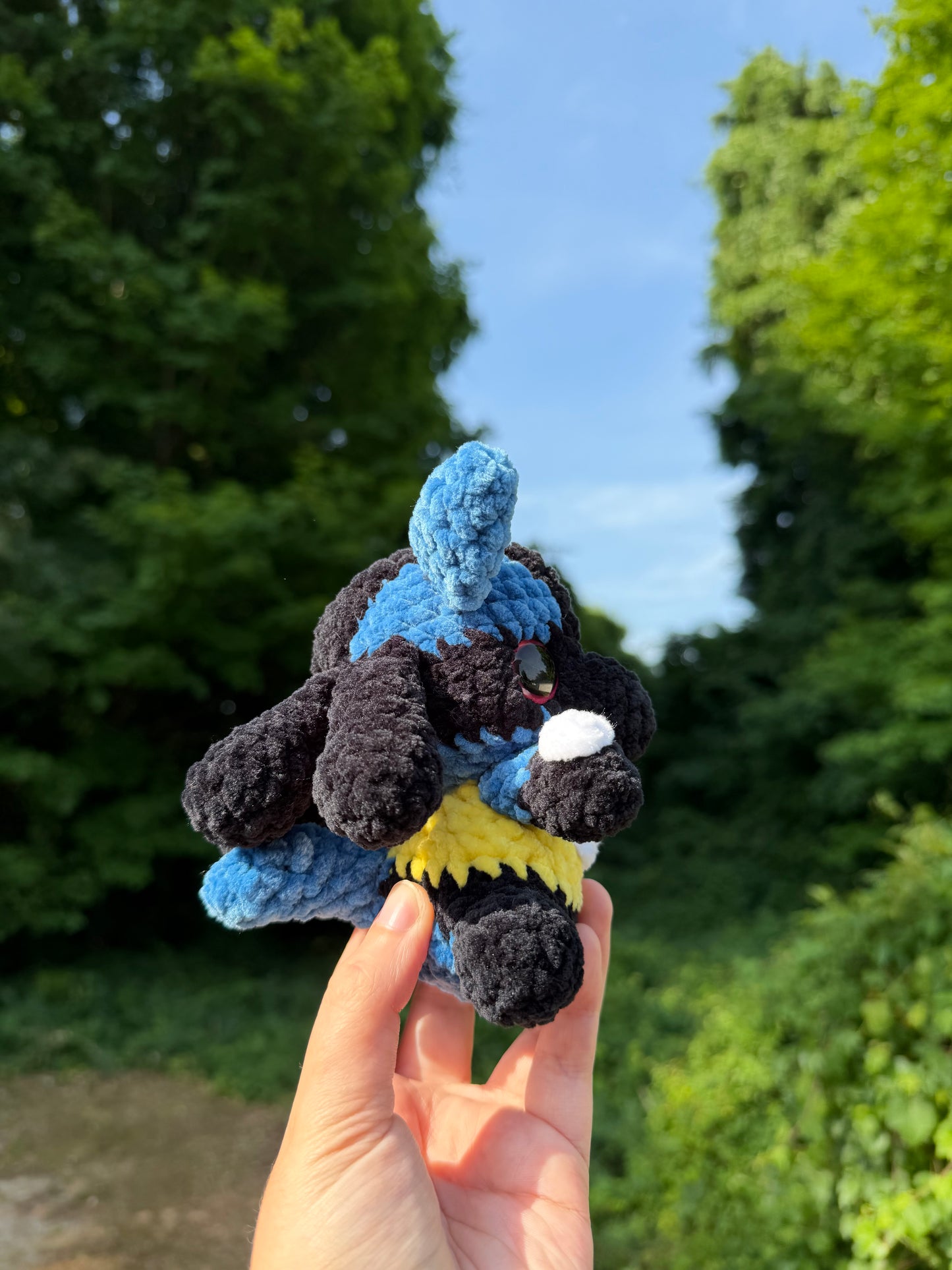 Crochet Fighting Fox Pocket Monster