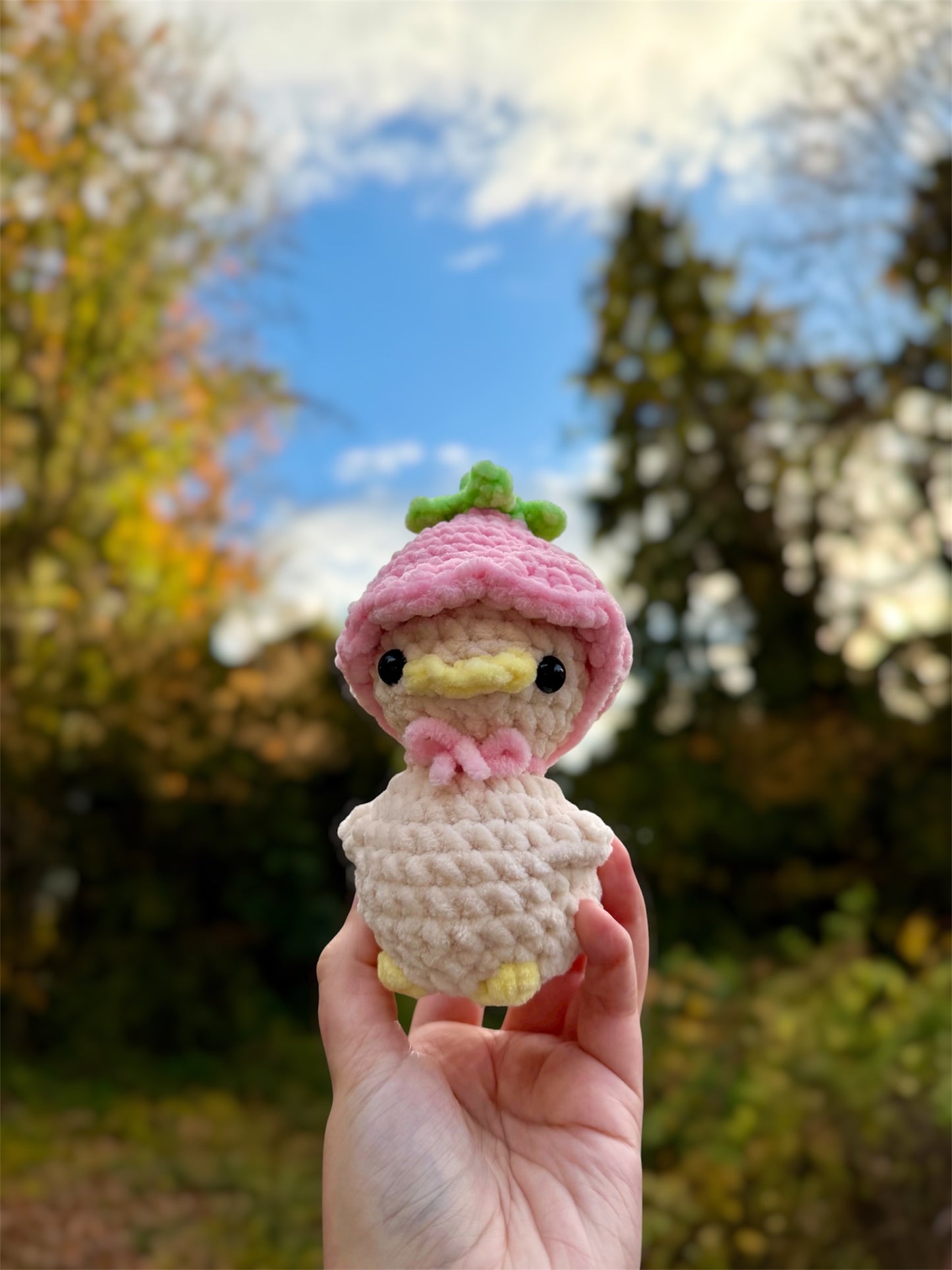 Duckie with Flower Hat